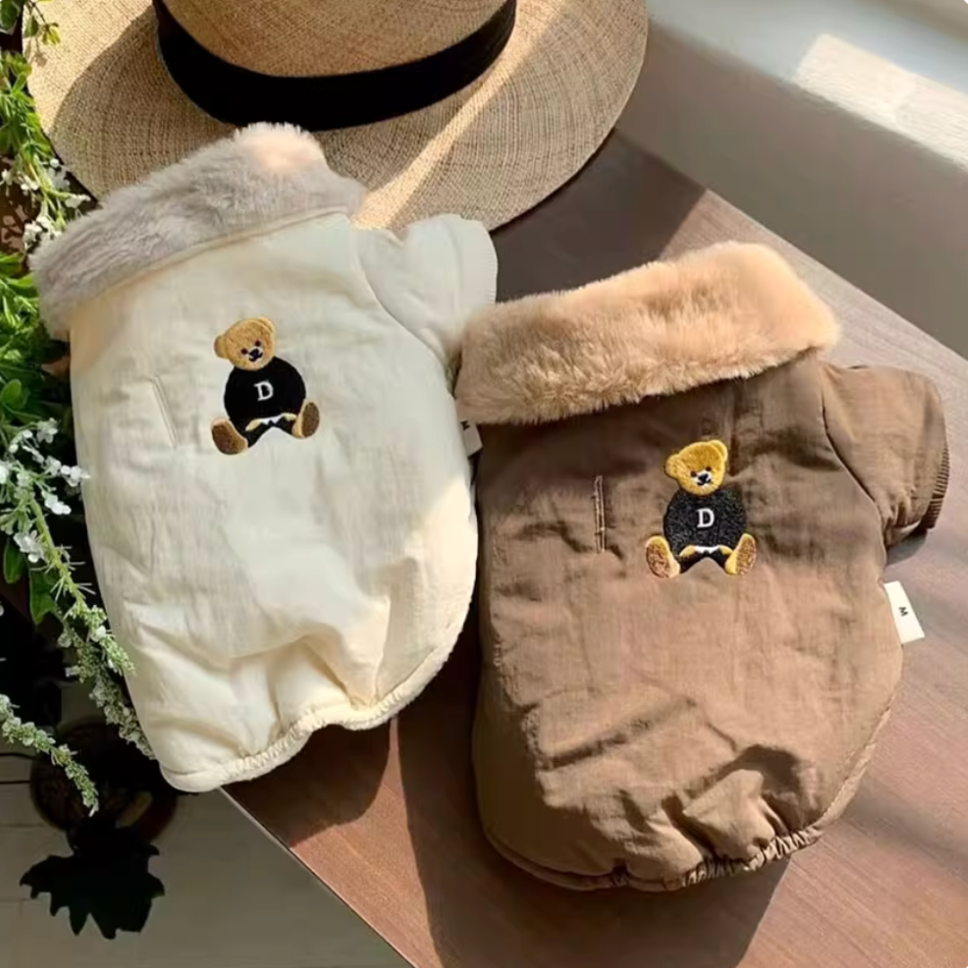 Teddy fur collar warm coat