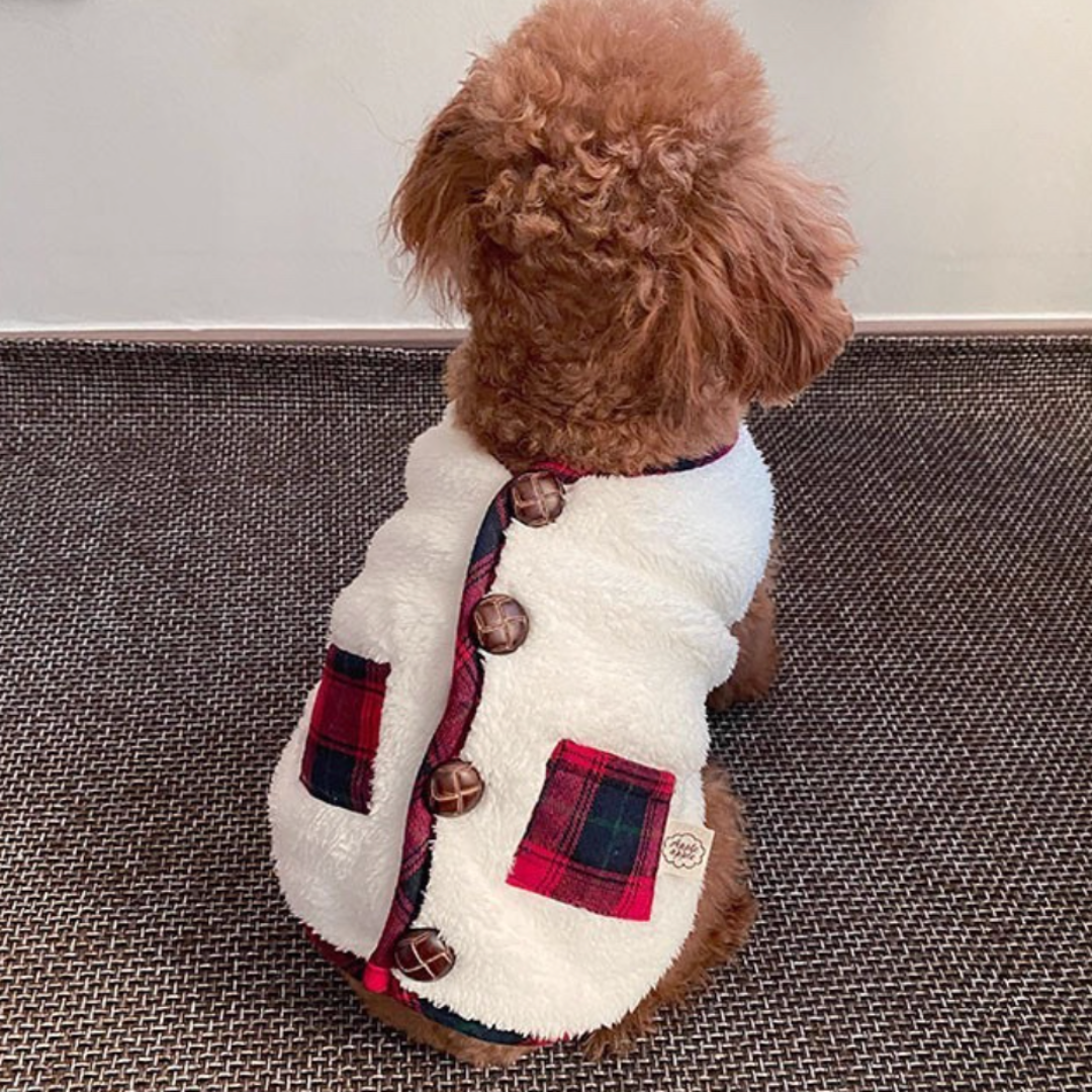 Dog Christmas-Themed Warm Coat