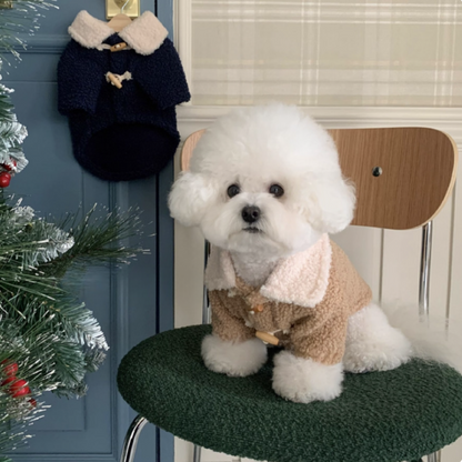 Small Dog Fleece-Lined Warm Jacket