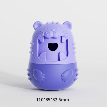 Tiger-shaped Pet Food Dispenser Toy