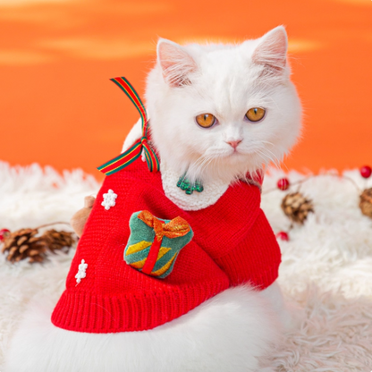 Reindeer crossbody bag ｜Red Christmas sweater