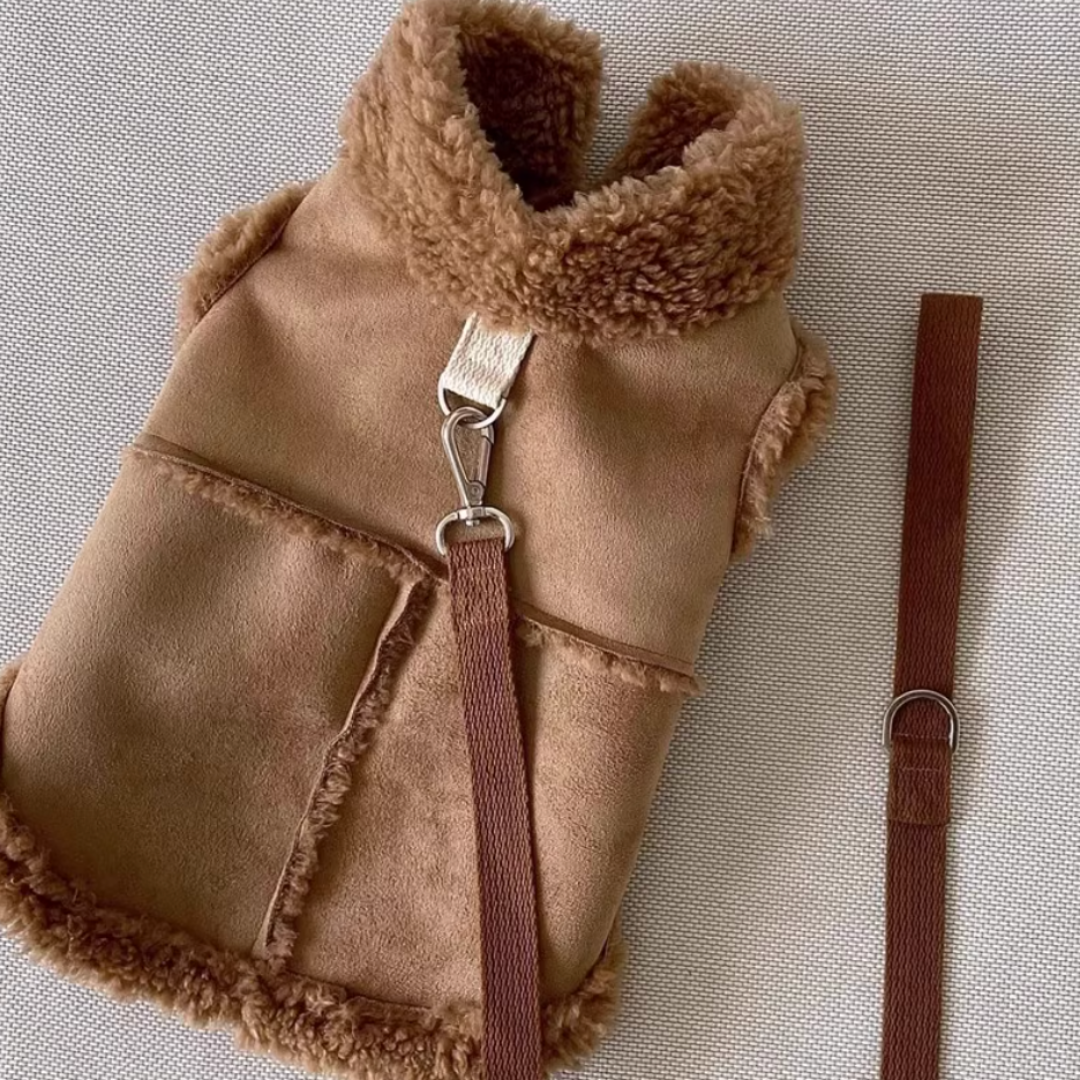 Pet warm vest fleece jacket