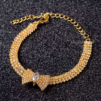 Pet Crystal Zircon Butterfly Necklace