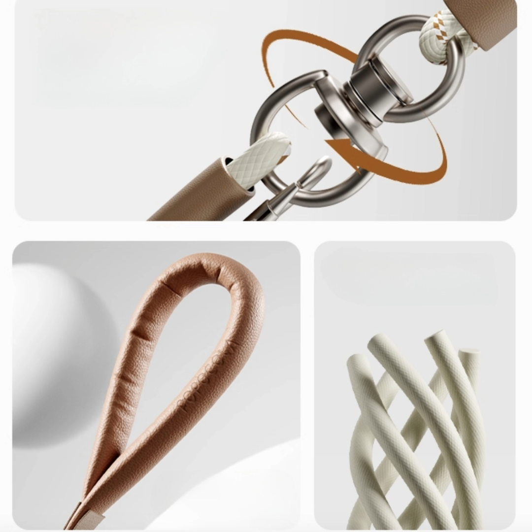 Old Money Style Double Dog Leash (Anti-Tangle)