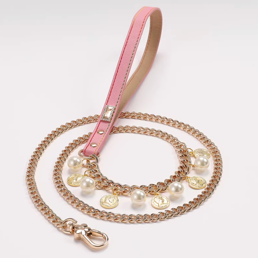 Pearl element cat and dog leash