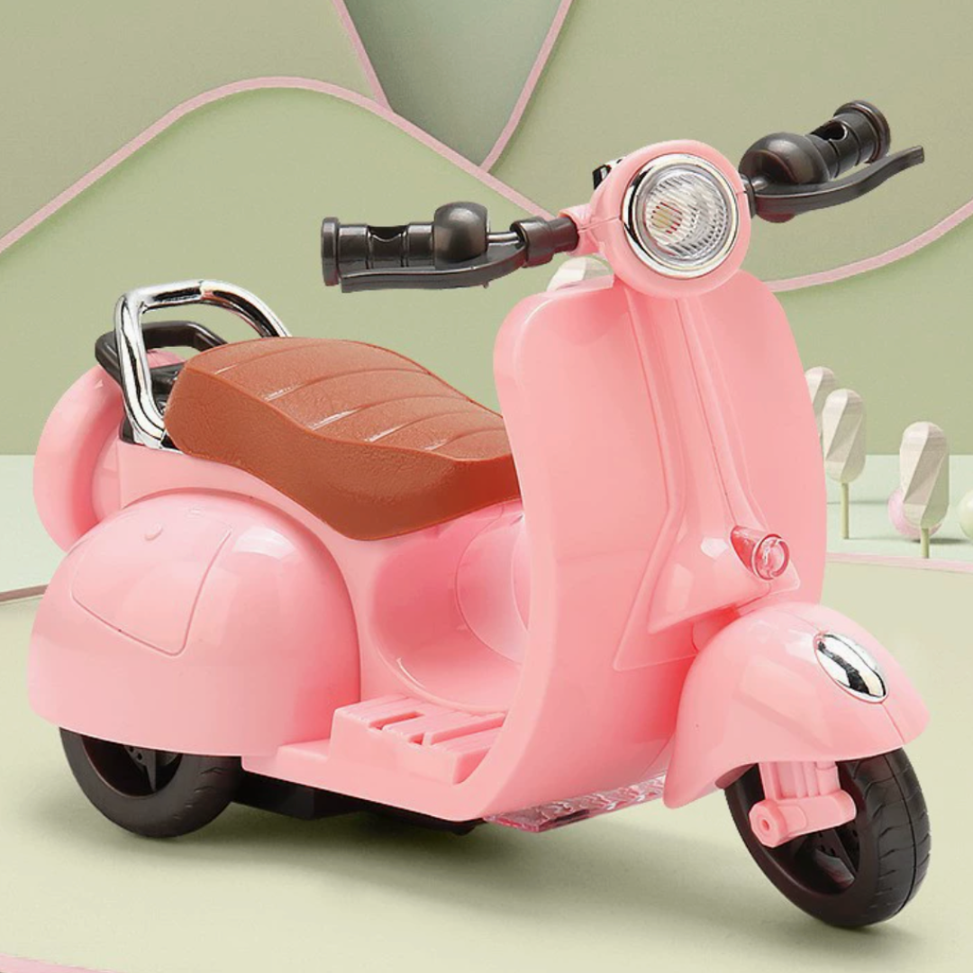 Parrot｜labubu Mini Motorcycle Interactive Educational Toy