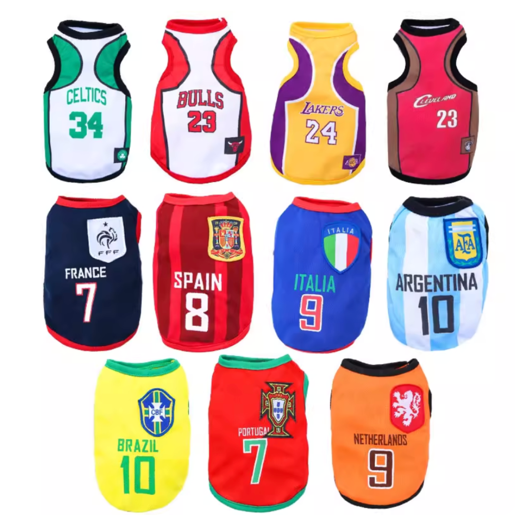 Dog & Cat World Cup Jerseys Basketball Jerseys