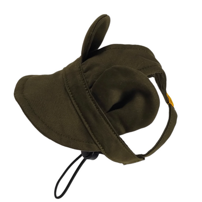 Pet adjustable ear-exposing sun hat