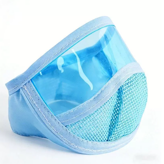 Kitten Mouth Guard | Adjustable Soft Mesh Hood for Nail Trimming & Ear Cleaning