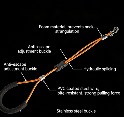 Pet grooming leash (bathing restraint)｜55cm