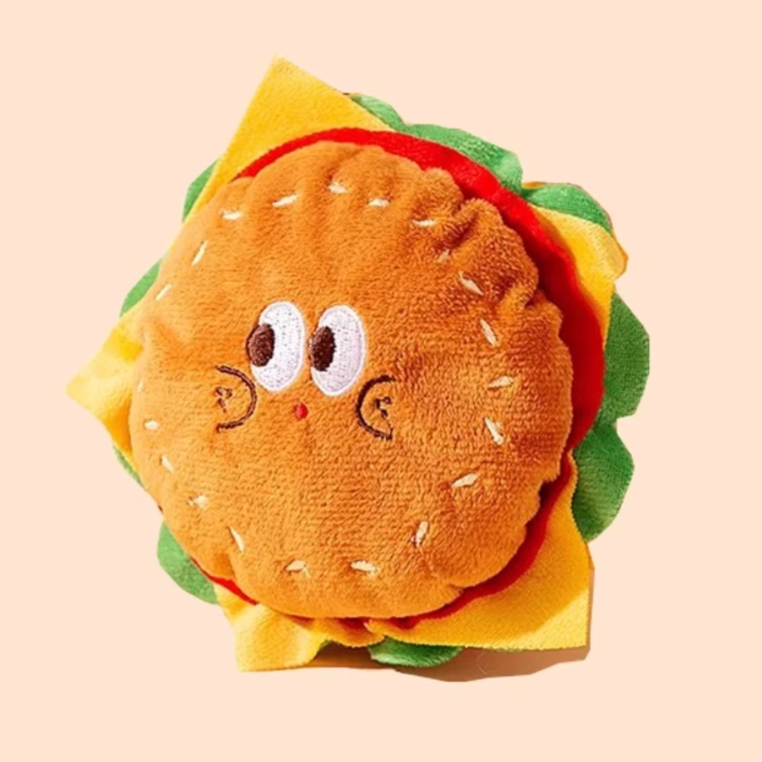 Hamburger and Fries-Shaped Leash (Creative Backpack)