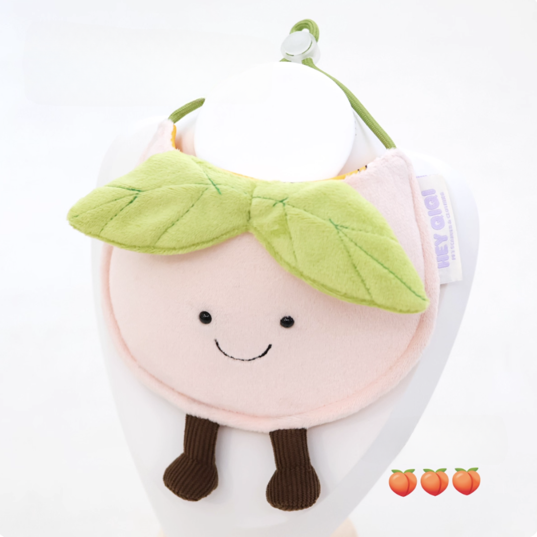 Cute fruit-shaped dog bibs