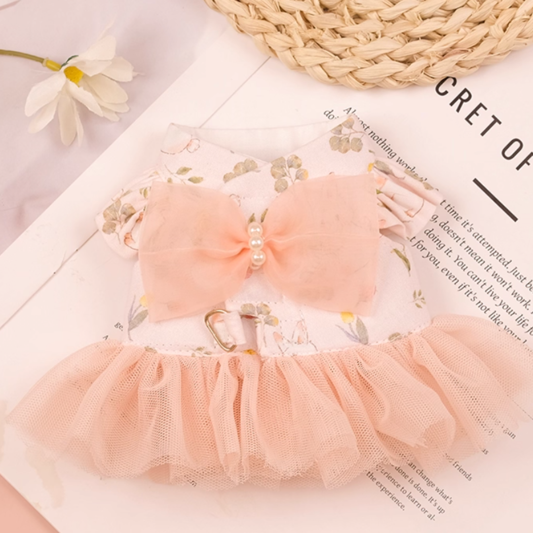 Cute bunny & Guinea pig mesh pearl skirt