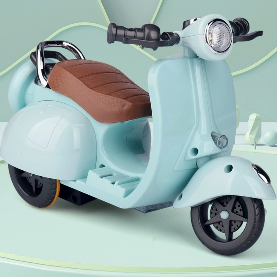 Parrot｜labubu Mini Motorcycle Interactive Educational Toy