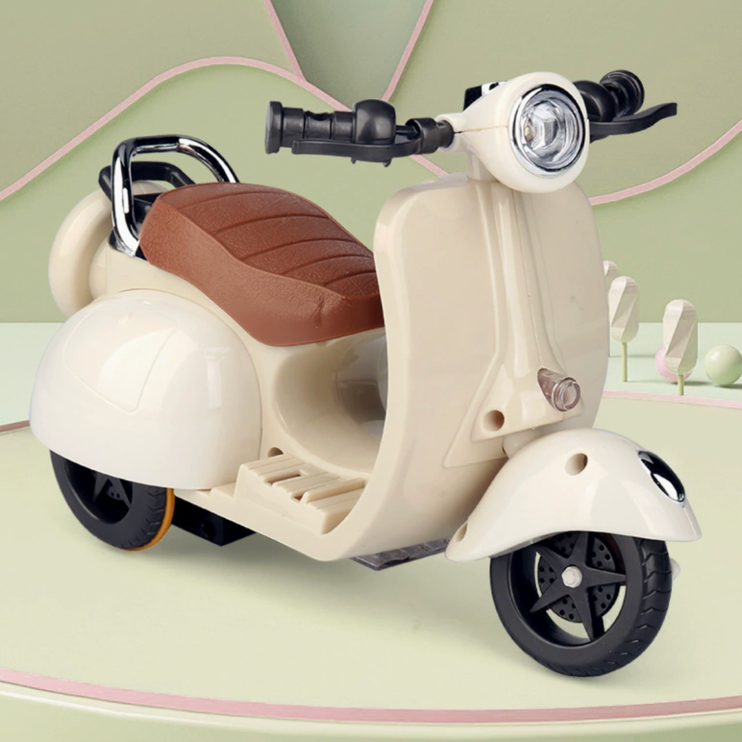 Parrot｜labubu Mini Motorcycle Interactive Educational Toy