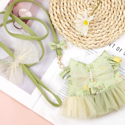 Cute bunny & Guinea pig mesh pearl skirt