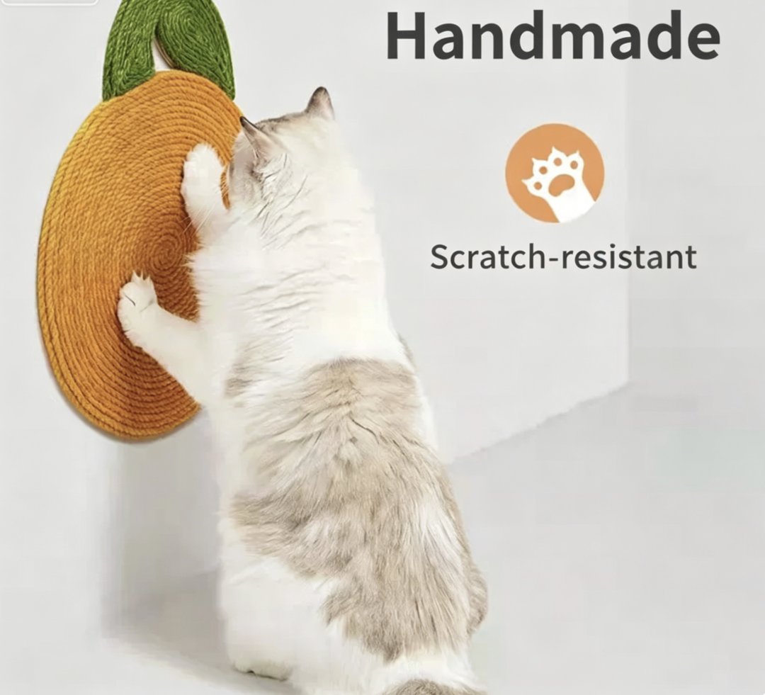 Wall Mounted Cat Scratcher｜Carrots & Peaches & Watermelon