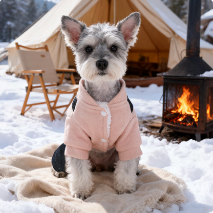 Bear overalls winter warm coat