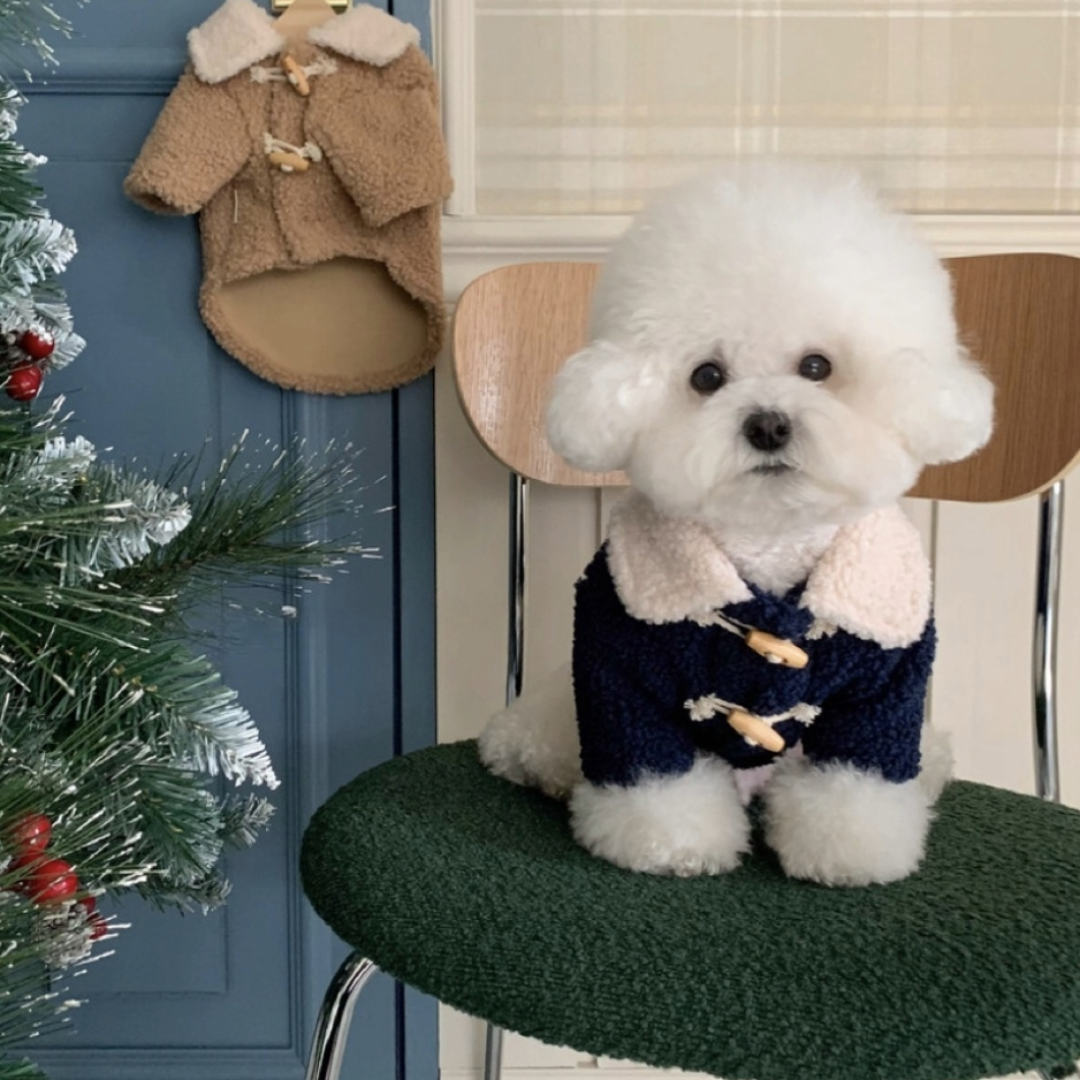 Small Dog Fleece-Lined Warm Jacket