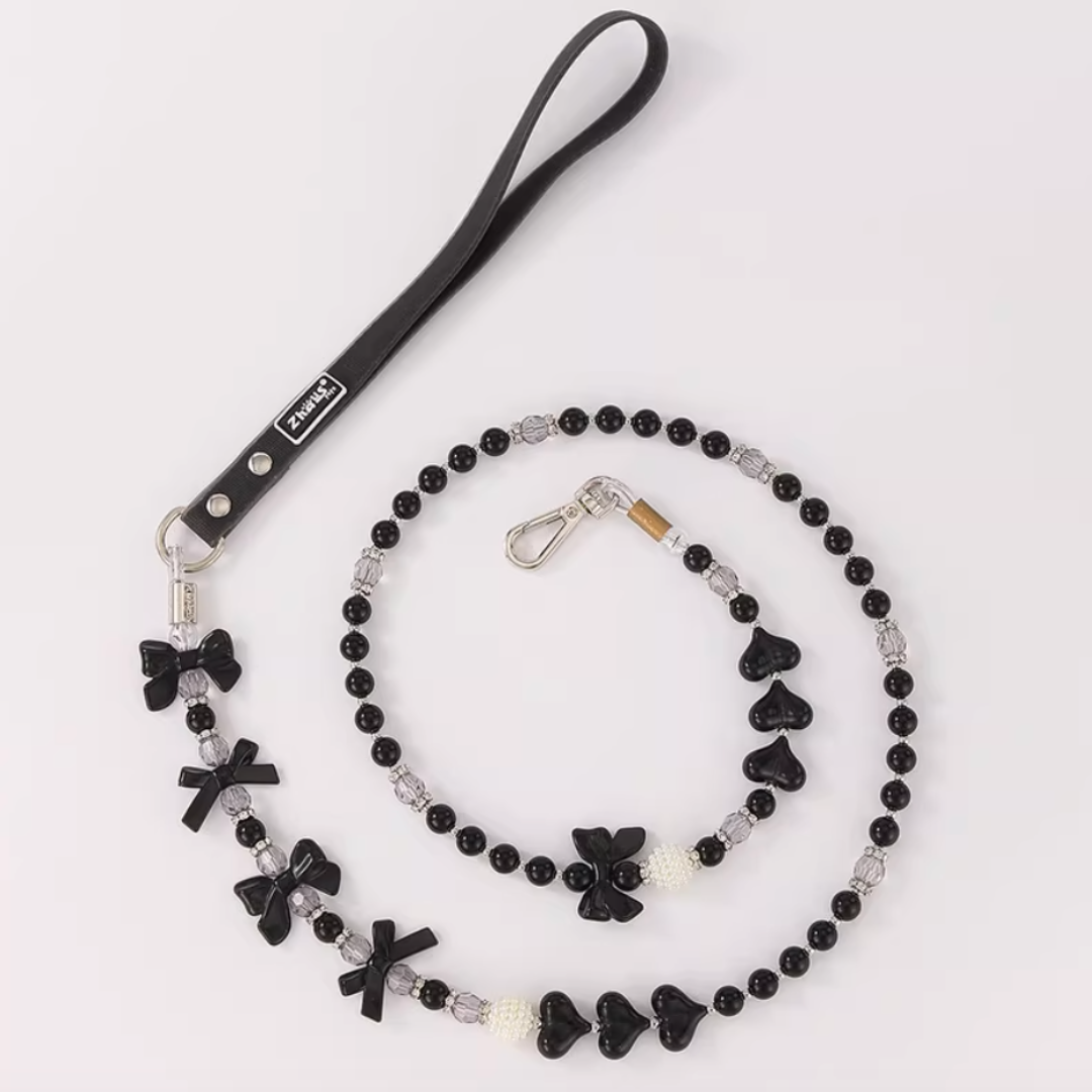 Pearl element cat and dog leash