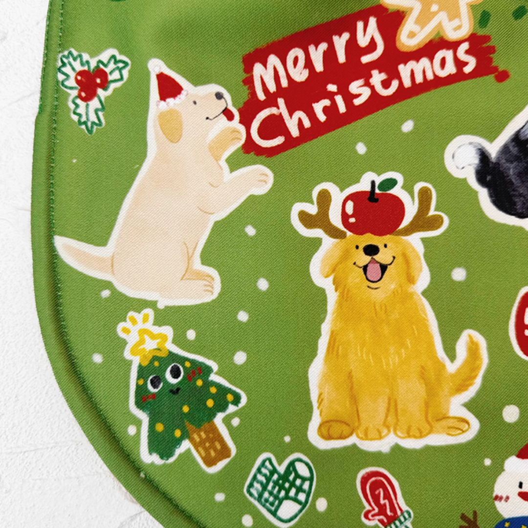 Celebrating Christmas with my puppy friends | Bibs