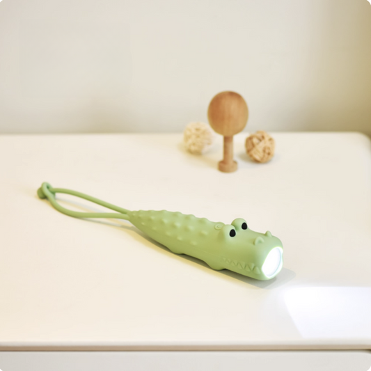 Animal Shape Silicone Night Light Flashlight - Rechargeable Kids